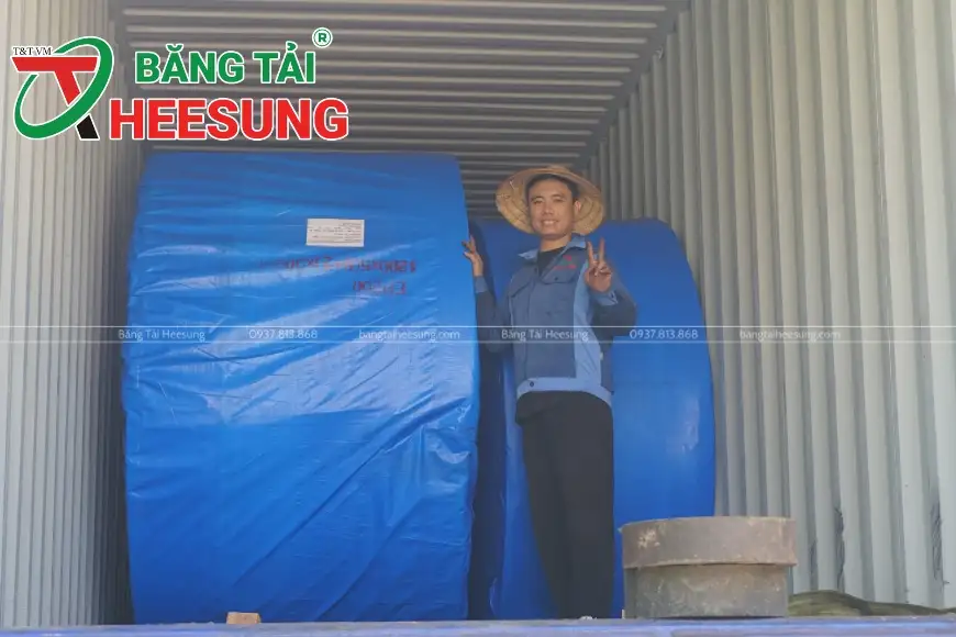 bán băng tải cao su Heesung chính hãng