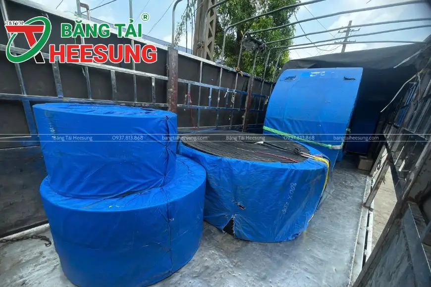 băng tải Heesung trong khai khoáng