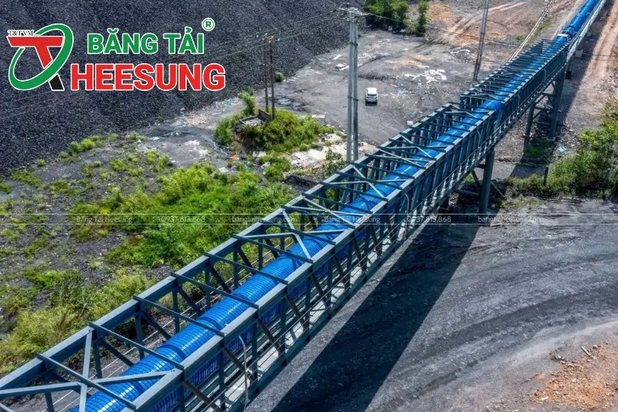 băng tải Heesung trong sản xuất