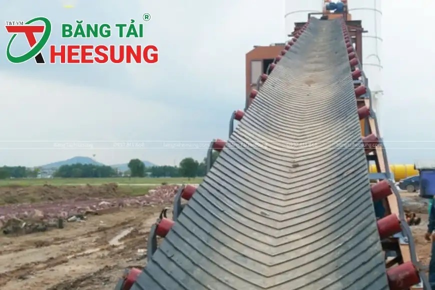 băng tải cao su gân V ở Đà Nẵng