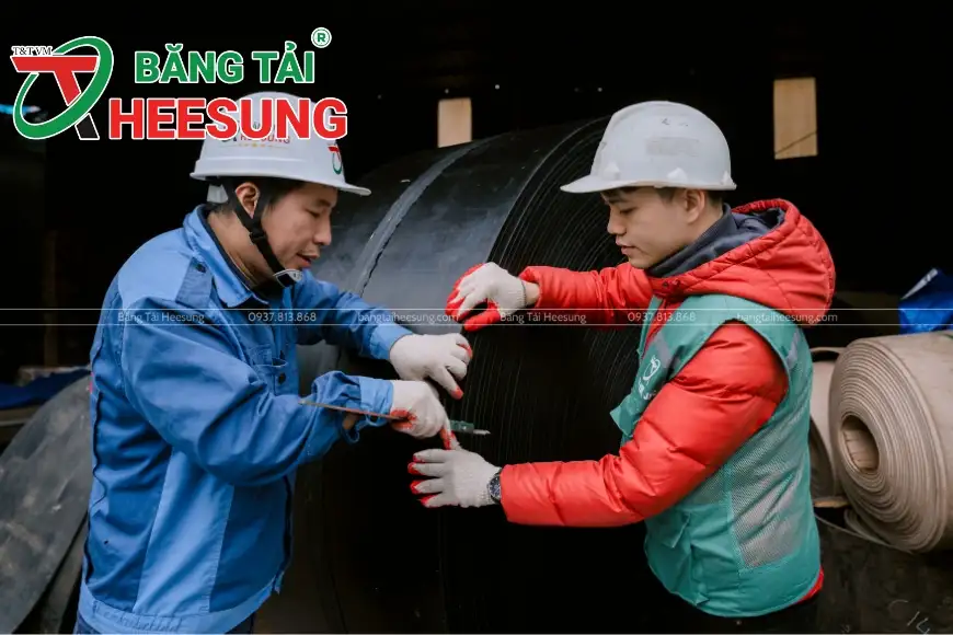 băng tải cao su ngành nông sản