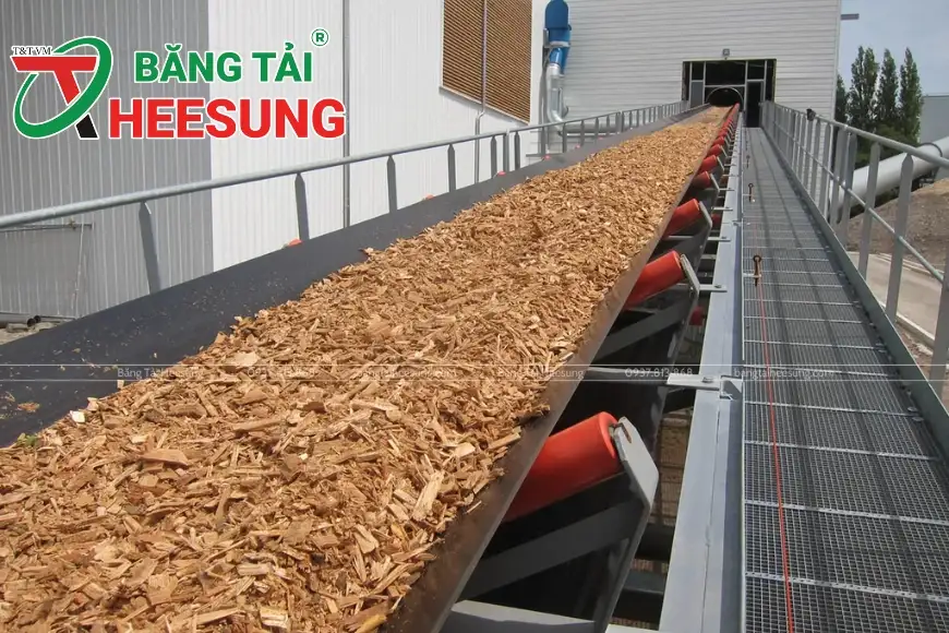 băng tải cao su tại Giấy Bãi Bằng