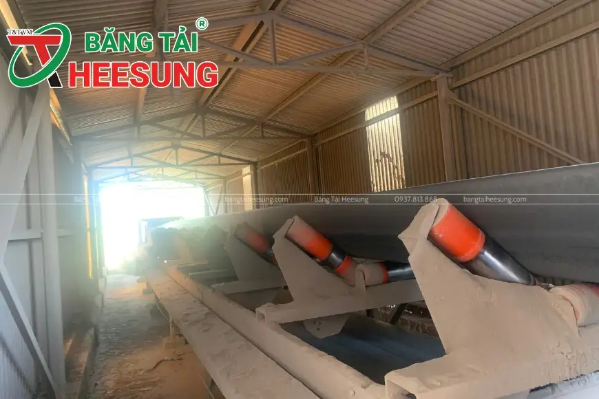 băng tải cao su tại Nhiệt điện Thăng Long