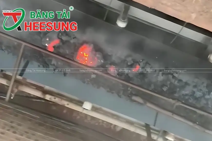 băng tải ngành khai khoáng chịu nhiệt