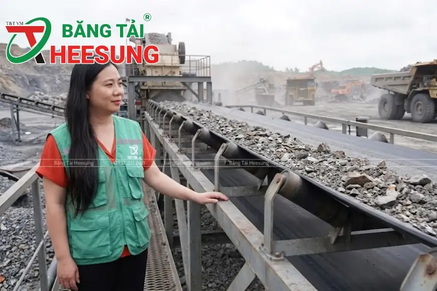 băng tải ngành khai khoáng