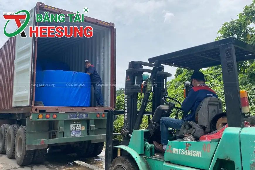 cấp băng tải cho xi măng Phú Thọ