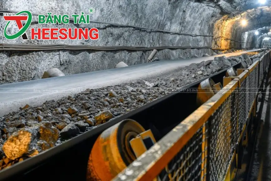 chọn băng tải cao su kháng mòn