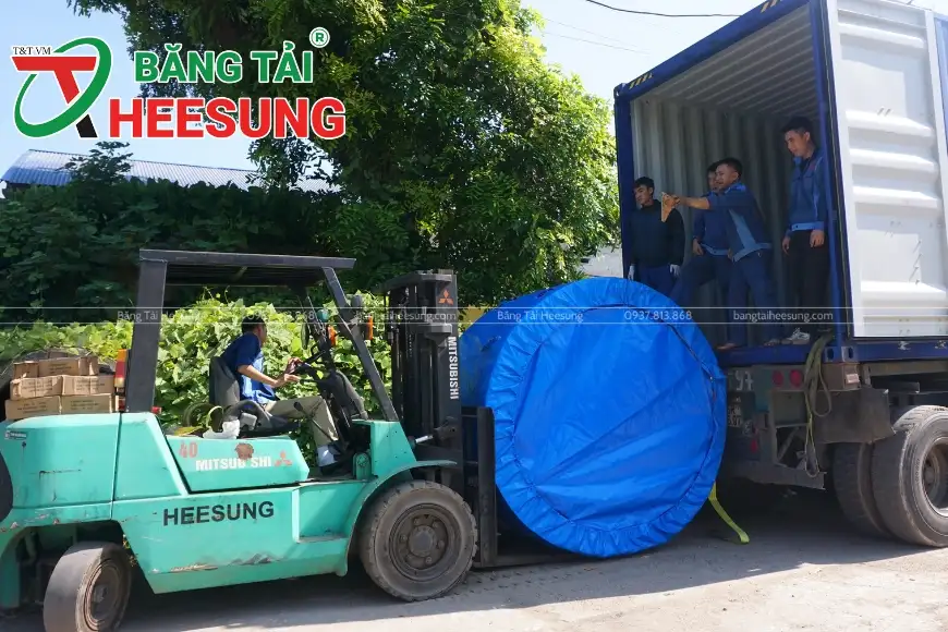 đơn vị cung cấp băng tải Heesung