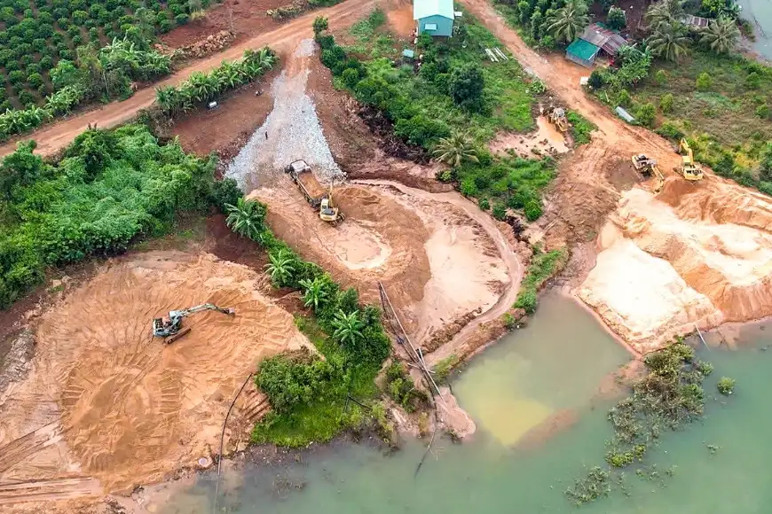 quy hoạch để khai khoáng