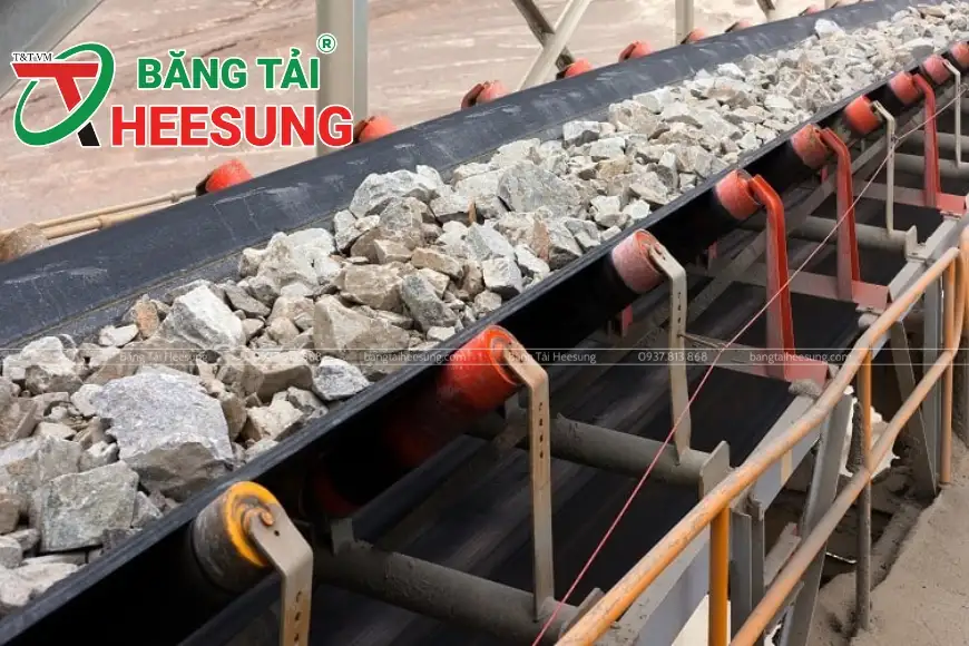 băng tải bố vải chọn băng tải mép cắt