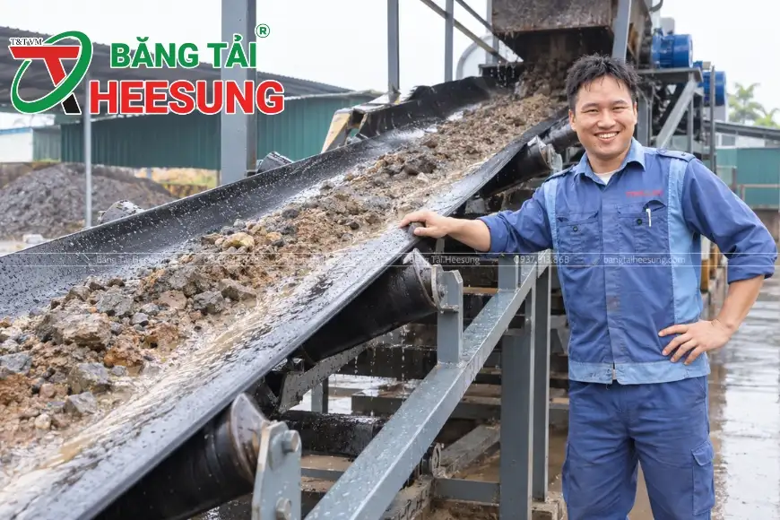 băng tải trong công nghiệp