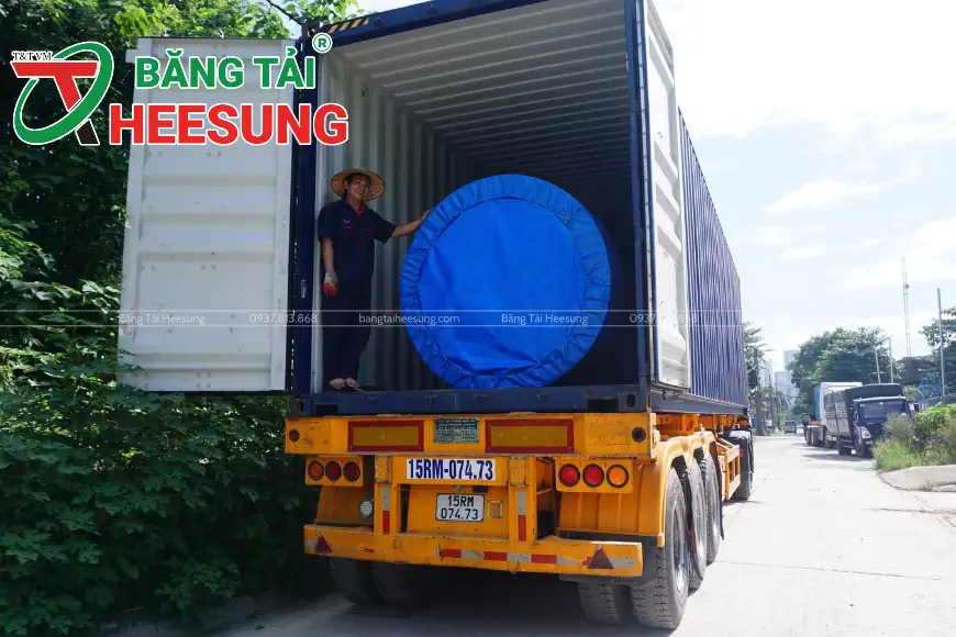 cung cấp băng tải cao su chịu axit