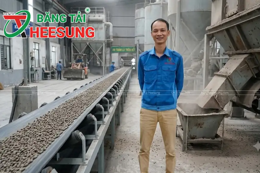 dự trù chi phí 100m băng tải