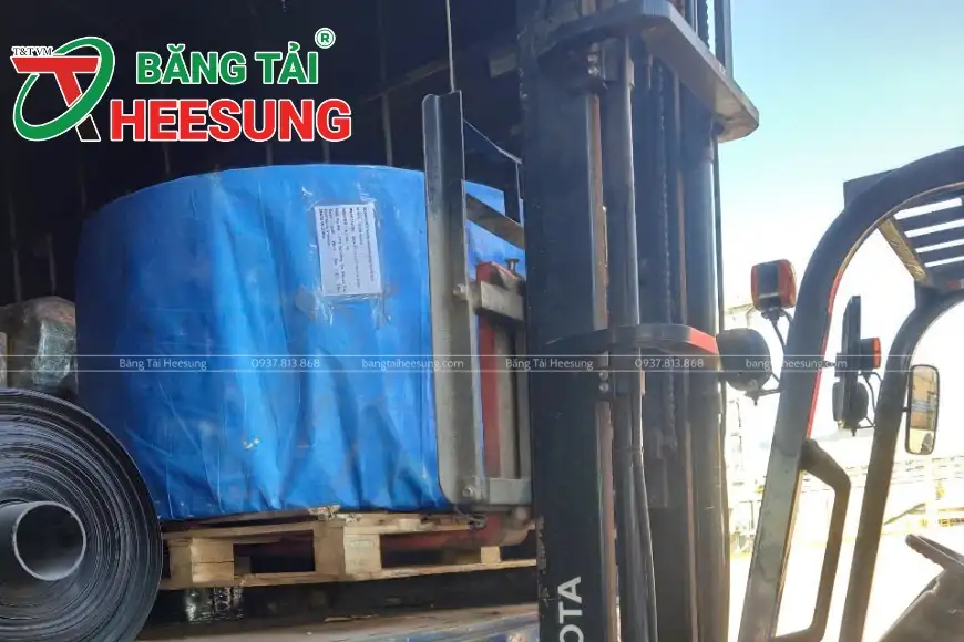 thông số đi kèm từng cuộn băng tải